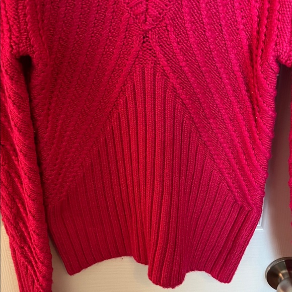 White House Black Market Puffy Sleeve Knit Sweater - Picture 5 of 10